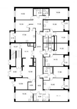 1-к квартира, строящийся дом, 36м2, 1/9 этаж