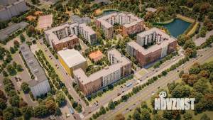 1-к квартира, строящийся дом, 37м2, 2/9 этаж