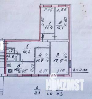 4-к квартира, вторичка, 87м2, 1/10 этаж