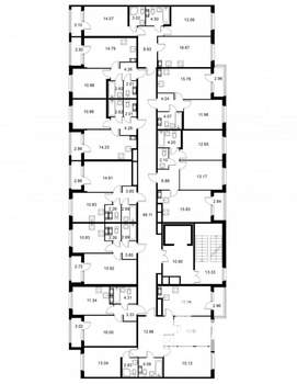 1-к квартира, строящийся дом, 38м2, 4/9 этаж