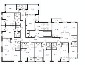 2-к квартира, строящийся дом, 64м2, 7/9 этаж