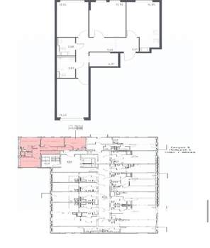 3-к квартира, вторичка, 78м2, 7/12 этаж