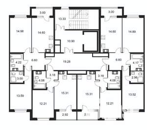 1-к квартира, строящийся дом, 37м2, 7/9 этаж