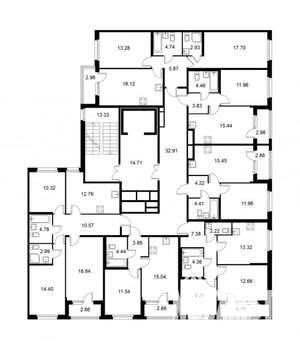 1-к квартира, строящийся дом, 36м2, 2/9 этаж