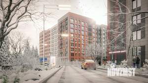 2-к квартира, строящийся дом, 62м2, 5/9 этаж