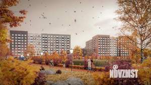 1-к квартира, строящийся дом, 36м2, 4/9 этаж