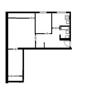 3-к квартира, вторичка, 58м2, 2/9 этаж
