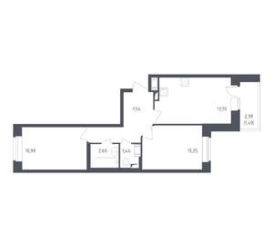2-к квартира, вторичка, 48м2, 7/11 этаж